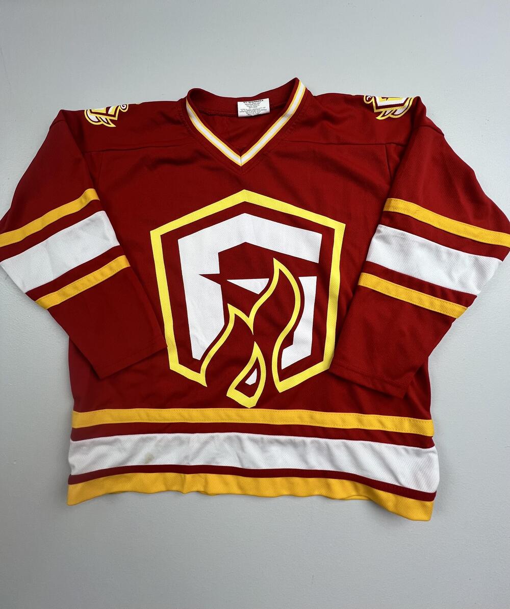 DoMyOwn Pest Control Kroger Hockey Jersey Boys XL Red Youth Coyote Promotions
